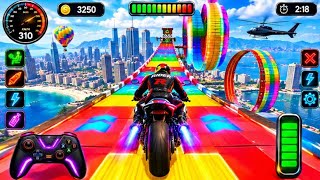 15 IMPOSSIBLE GT MOTO BIKE RACING 2026 - HARD BIKE RACING STUNTS 3D - ANDROID GAMEPLAY screenshot 4