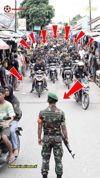 Suporter b3ntr0k tapi TNi ini tak gentar sama sekali😱#shorts #funny #tni #army #suport #suporter