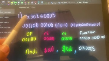 MIPS Assembly Instruction