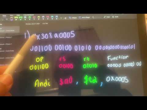 MIPS Assembly Instruction