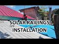 Paano Mag Install ng Solar Aluminum Rails | Actual Setup