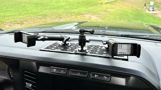 Bulletpoint Mounting Solutions Rubigrid Custom Phone Mount Install On My 2023 F350 Superduty.