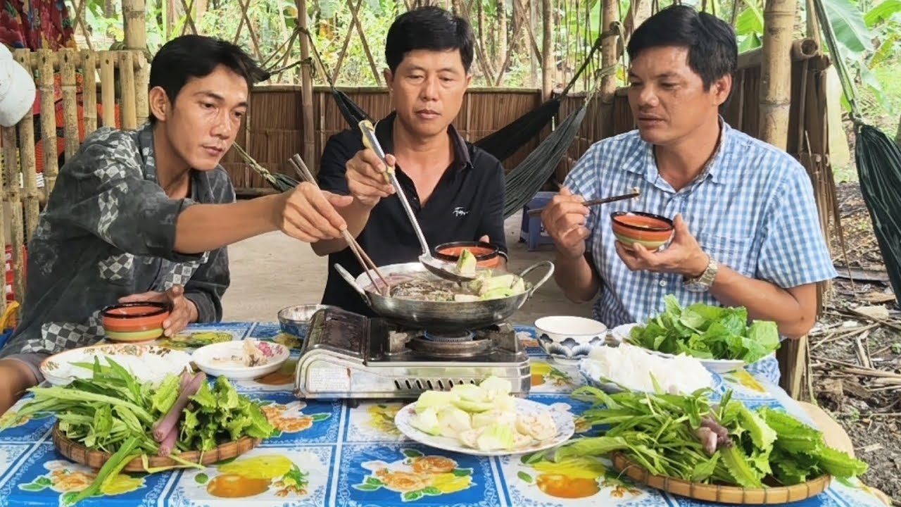 Quá Hấp Dẫn với Nồi Cá Hú Kho Mắm Ăn với Bún Thiệt Là Ngon | Kho Quẹt Vlog T 188