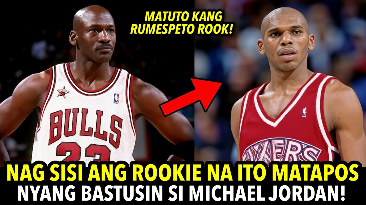 NAG SISI ANG ROOKIE NA ITO MATAPOS NYANG BASTUSIN SI MICHAEL JORDAN SA LARO!