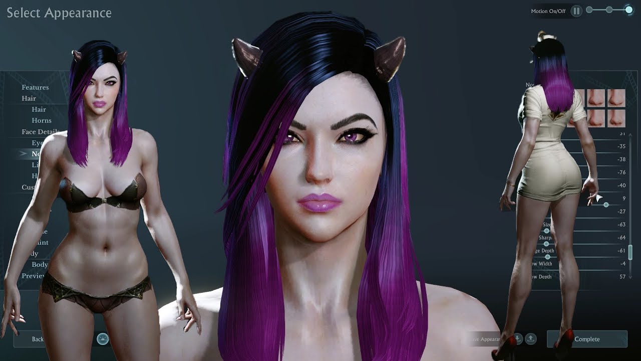 mmorpg, sexy, sexy female character, character creation, creating chara...