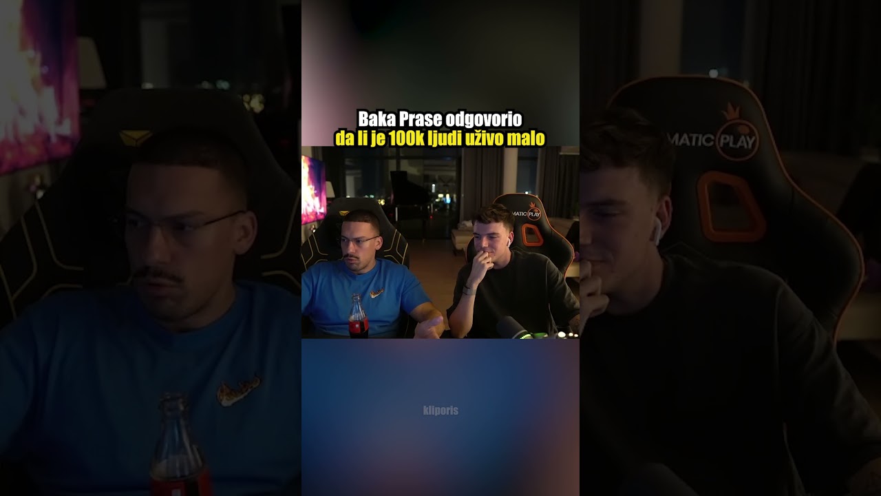 🔴BAKA PRASE ODGOVORIO DA LI JE 100K LJUDI NA LIVE-U MALO PREGLEDA 🔴