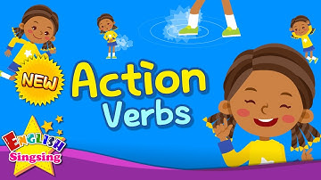 [NEW] Action Verbs (v2) - Action Words - Learn English for kids