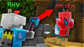 Retired Masters Player vs HACKER (Ranked Skywars)