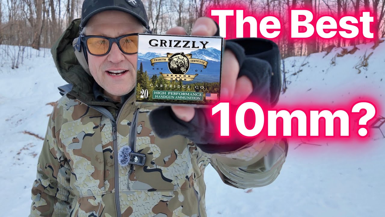 Патрон Grizzly “Heavy 10mm” JHP: тест на геле для стрельбы из пистолета с длиной ствола 4 дюйма п...