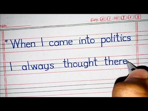 Simple Handwriting with Ball Pen | English Handwriting - YouTube