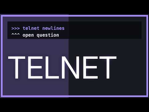 Why does telnet send CRLF when I press enter?