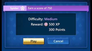 Spider Solitaire - September 30, 2026 - Microsoft Daily Challenge - Solitaire screenshot 4