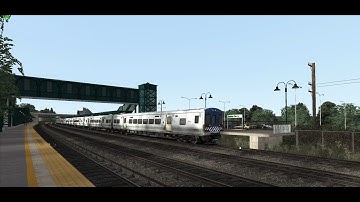 Train Simulator 2021 Metro-North Commuter Railroad M7A Hudson Line Train @ Dobbs Ferry