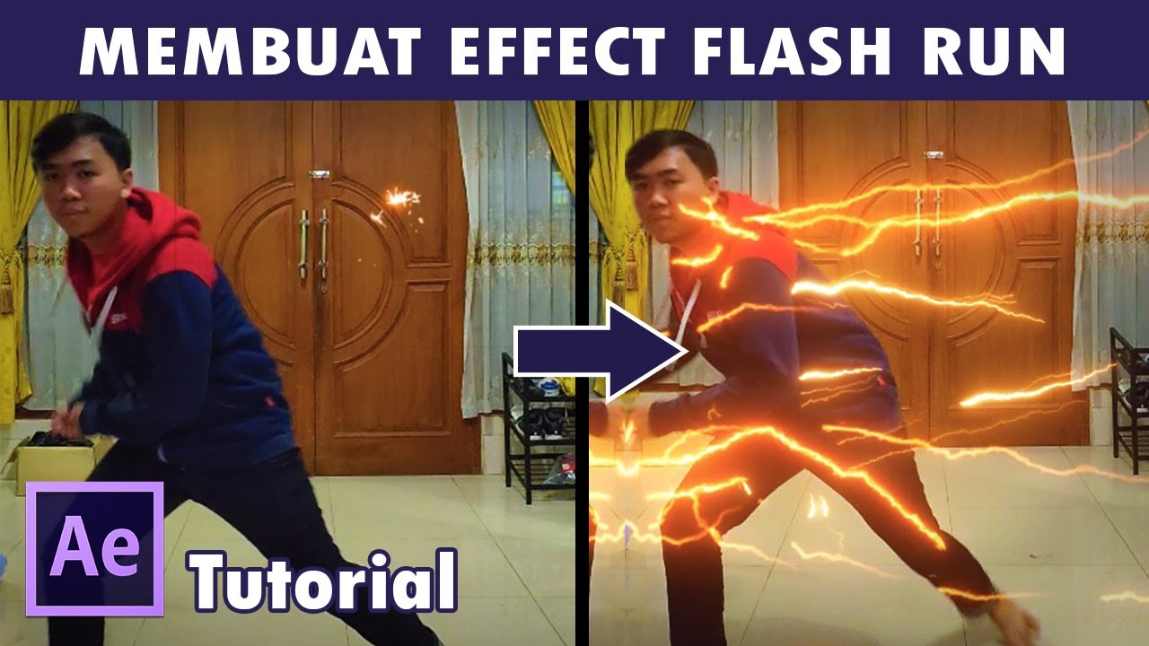 Membuat Effect The Flash Run - After Effect Tutorial - YouTube