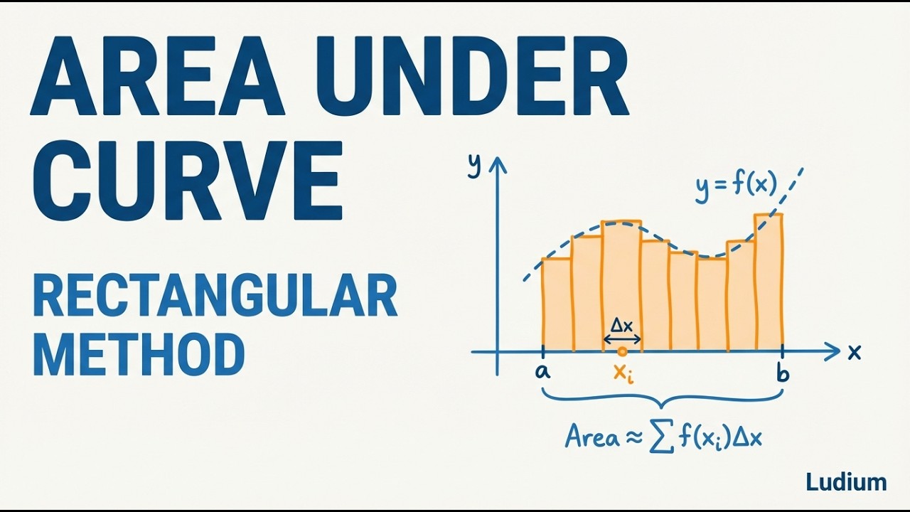 Calculus 1 — 22.1: The Rectangular Method for Area Under a Curve