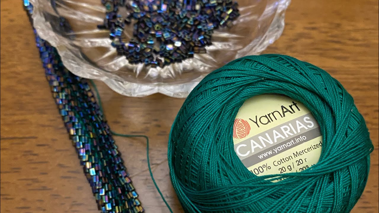 Получила бисер toho triangle