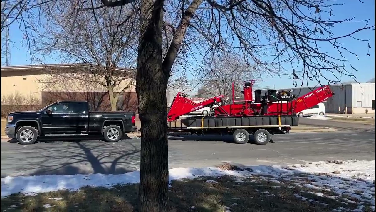 Fern Gully Tree Farm just took their ILH100 harvester and trailer conveyor home.