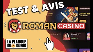 TEST & AVIS ROMAN CASINO ⚔️