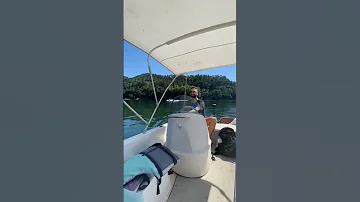Driving A Boat In Gerês In Portugal Gerês Portugal Beautifulnature Boat Foryou 