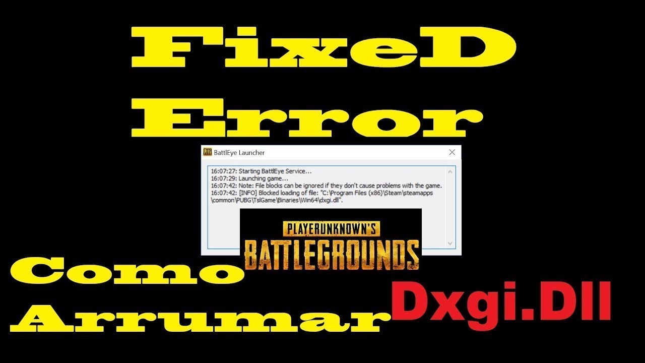 Pubg How To Fixing The Missing Dxgi Dll Error So Fast Youtube