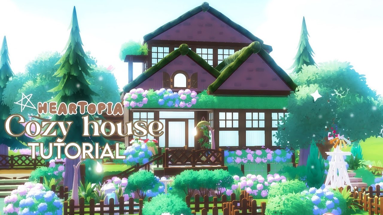 Cozy House Tutorial in Heartopia 🌸🪴 Heartopia build tutorial [ Heartopia House Tutorial ] 