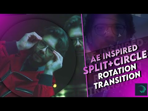 Ae Inspired Split Circle Rotation Transition 🔥|Baddas Edit|Alightmotion Transition Tutorial