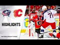NHL Highlights | Blue Jackets @ Flames 3/4/20