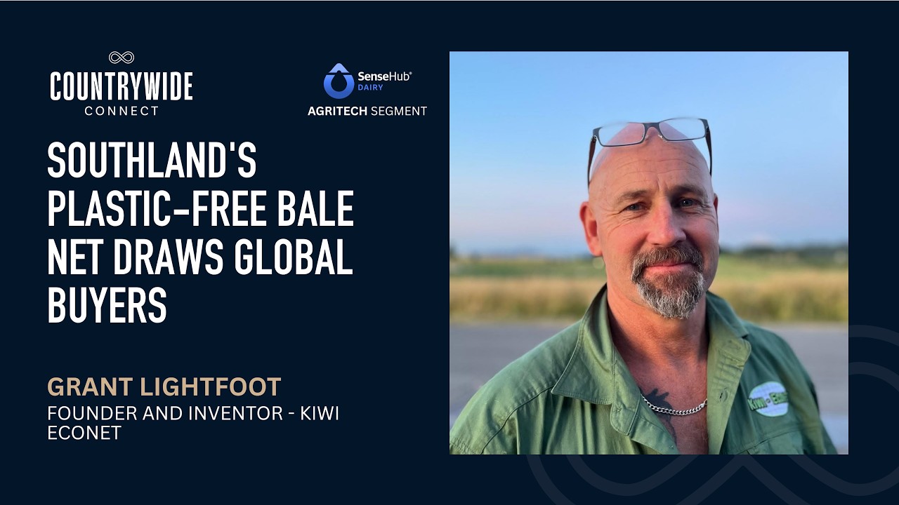 Grant Lightfoot - Southland's plastic-free bale net draws buyers around the world