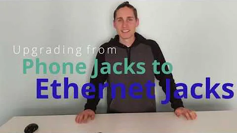 Upgrading from phone jacks to ethernet jacks