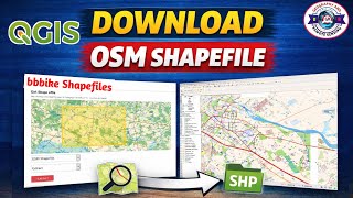 How to Download OpenStreetMap Shapefile using BBBike | OSM to QGIS Tutorial for Beginners