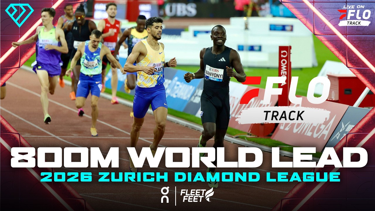 2026 Zurich Diamond League Men's 800m Sees 1:41.76 World Leading Mark