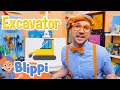 How To Draw An Excavator | Blippi Draws | Learn Colors and Science with Blippi!