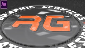 How to create a logo animation in After Effects Tutorial Glossy 3D Logo Reveal Animation