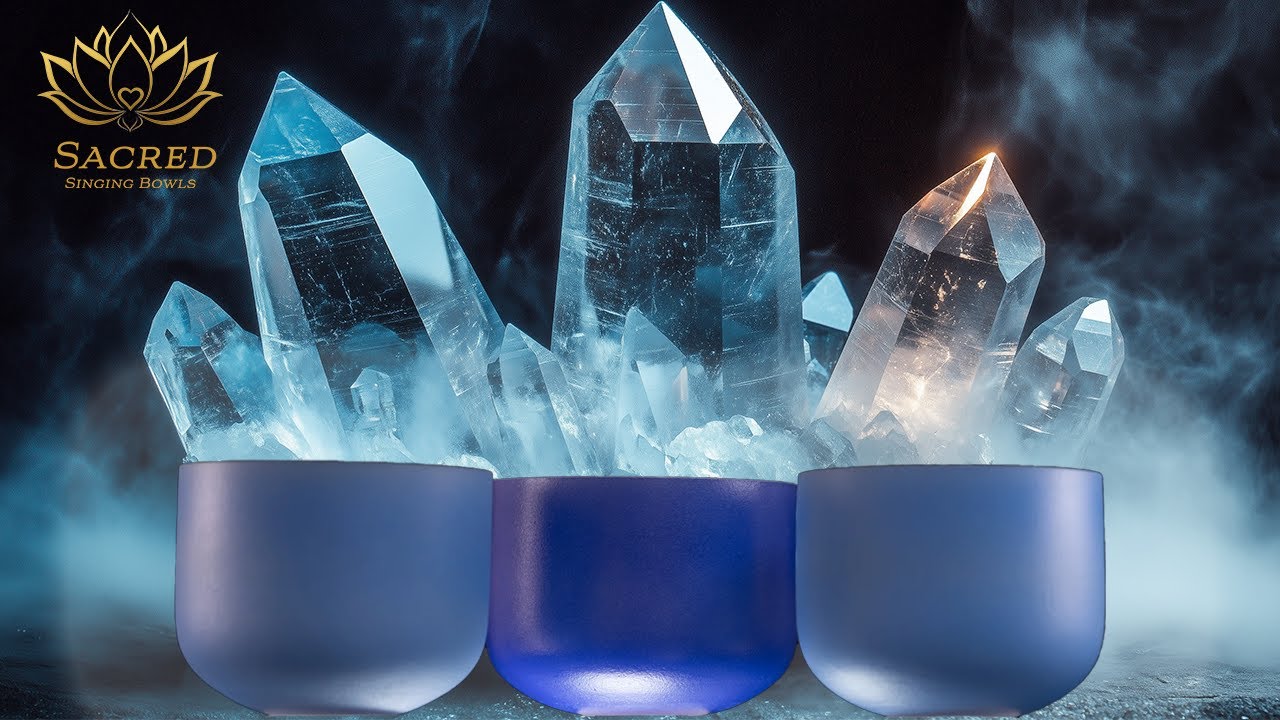 Father Sky Sound Meditation | Crystal Singing Bowls in D Major for Divine Connection