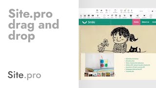 Site.pro drag and drop website builder screenshot 1