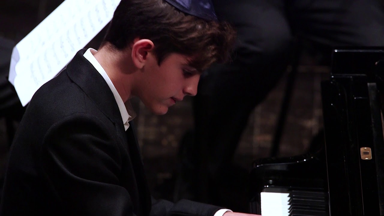 Dan Blank (13 y.o.), Bach Piano Concert D-minor 1 movement. BWV 1052. Swiss School of Music