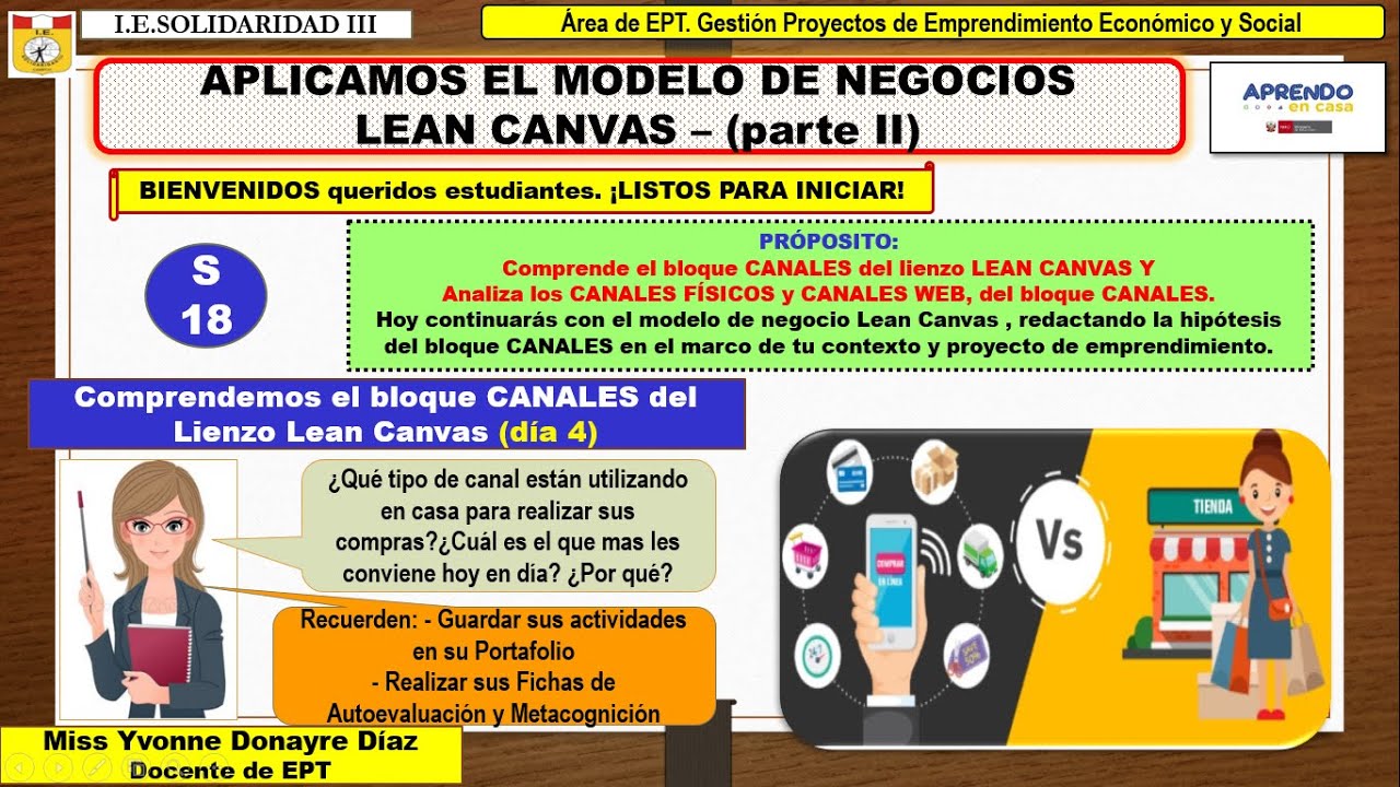 CANALES-Lean Canvas - YouTube