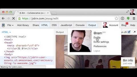 Asset upload demo on JS Bin