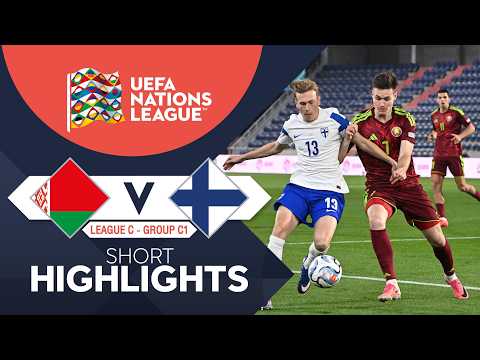 ไฮไลท์ฟุตบอล ยูฟ่า เนชั่นส์ลีก : Belarus vs Finland (07-10-69)