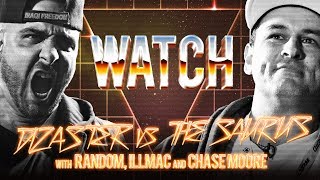 WATCH: DIZASTER vs THE SAURUS with RANDOM, ILLMAC and CHASE MOORE