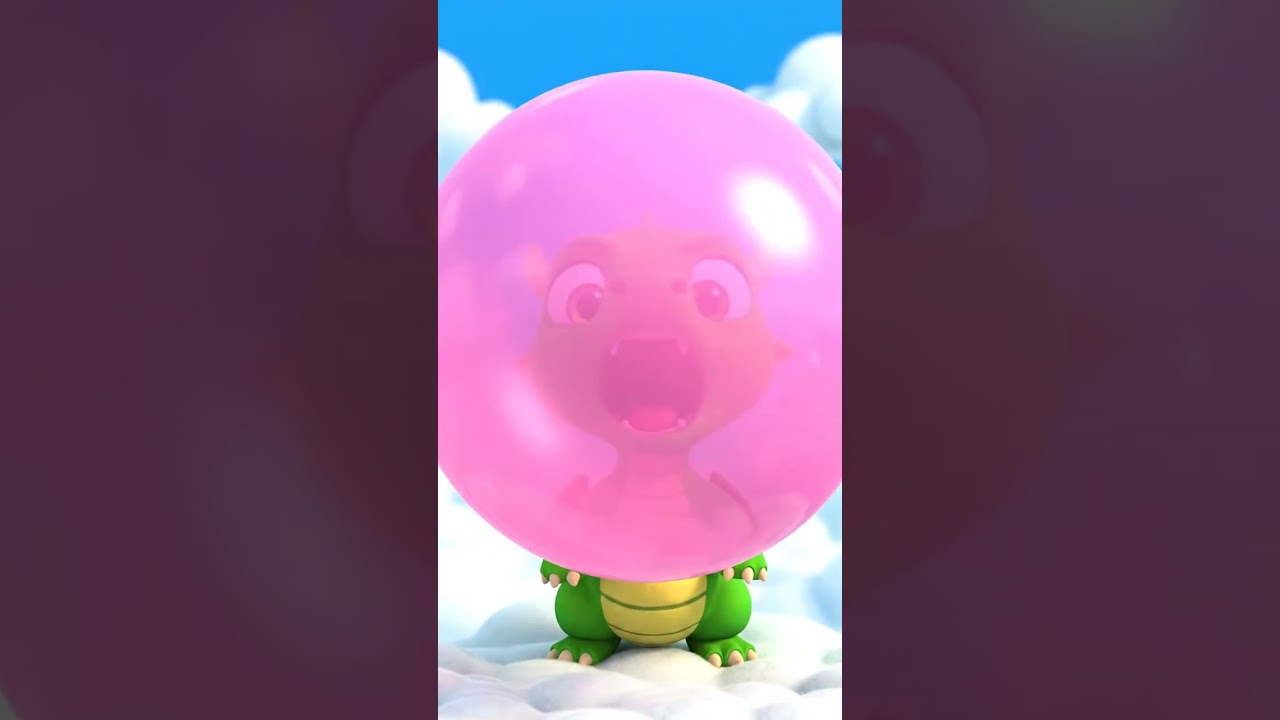 Baby Dragon Funny Short | Dragon Bubblegum Blast | Kids Cartoon Video 