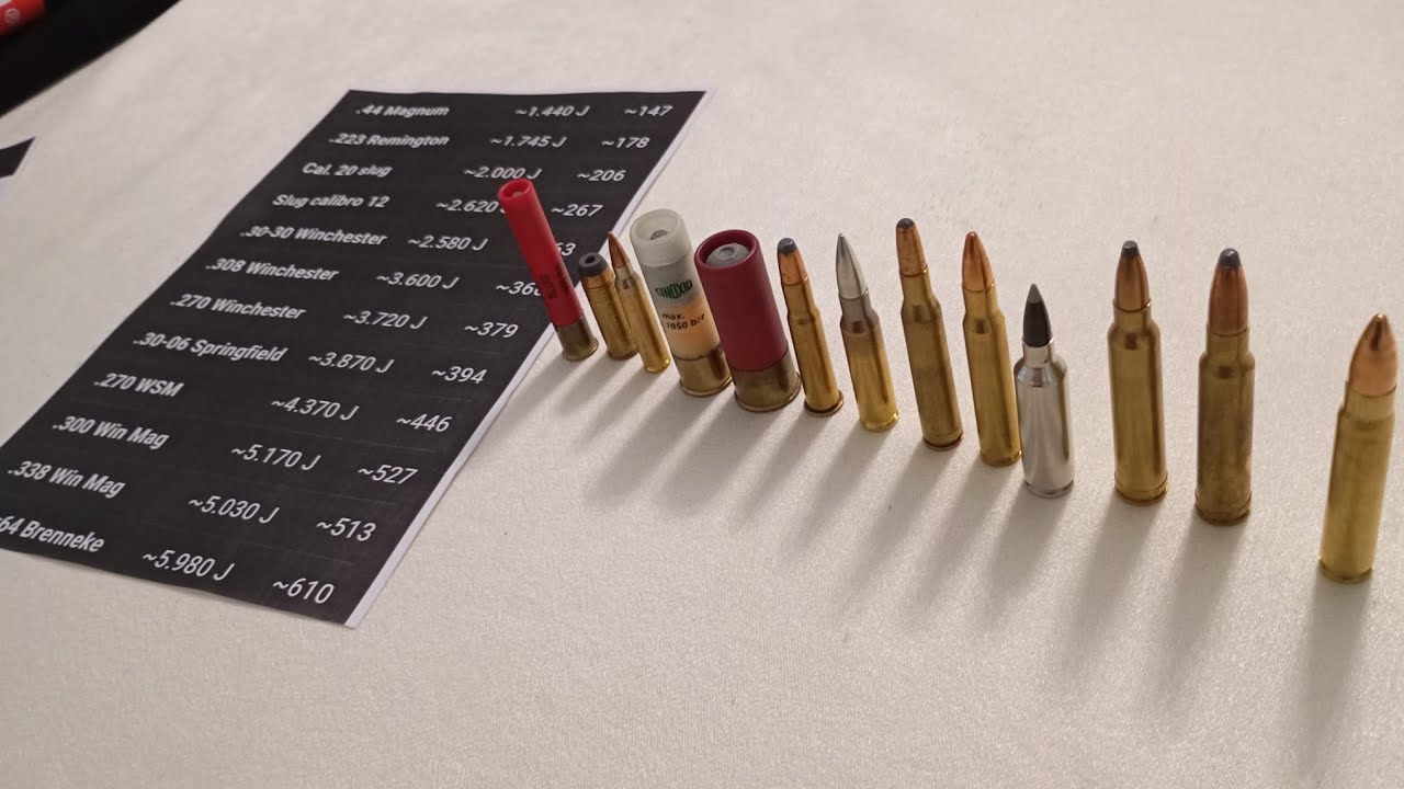 Calibri da caccia, come si calcola il POTERE D'IMPATTO!!!