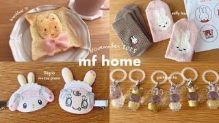 Miffy collaboration and sticker purchases🐰🧦🩰 Muji, Sanrio