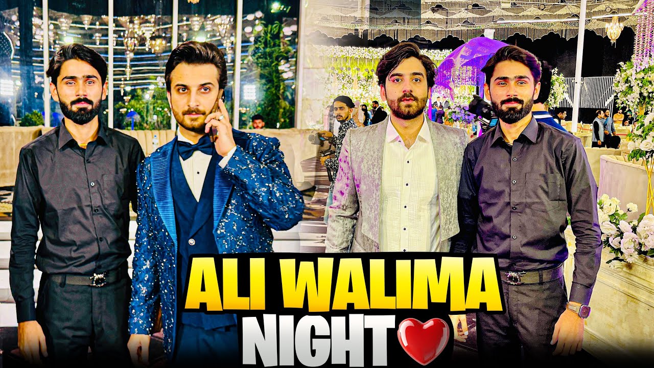Ali Fayyaz Walima Night | Met Famous TikTokers | Ahsan Micky @AliButtOfficial 