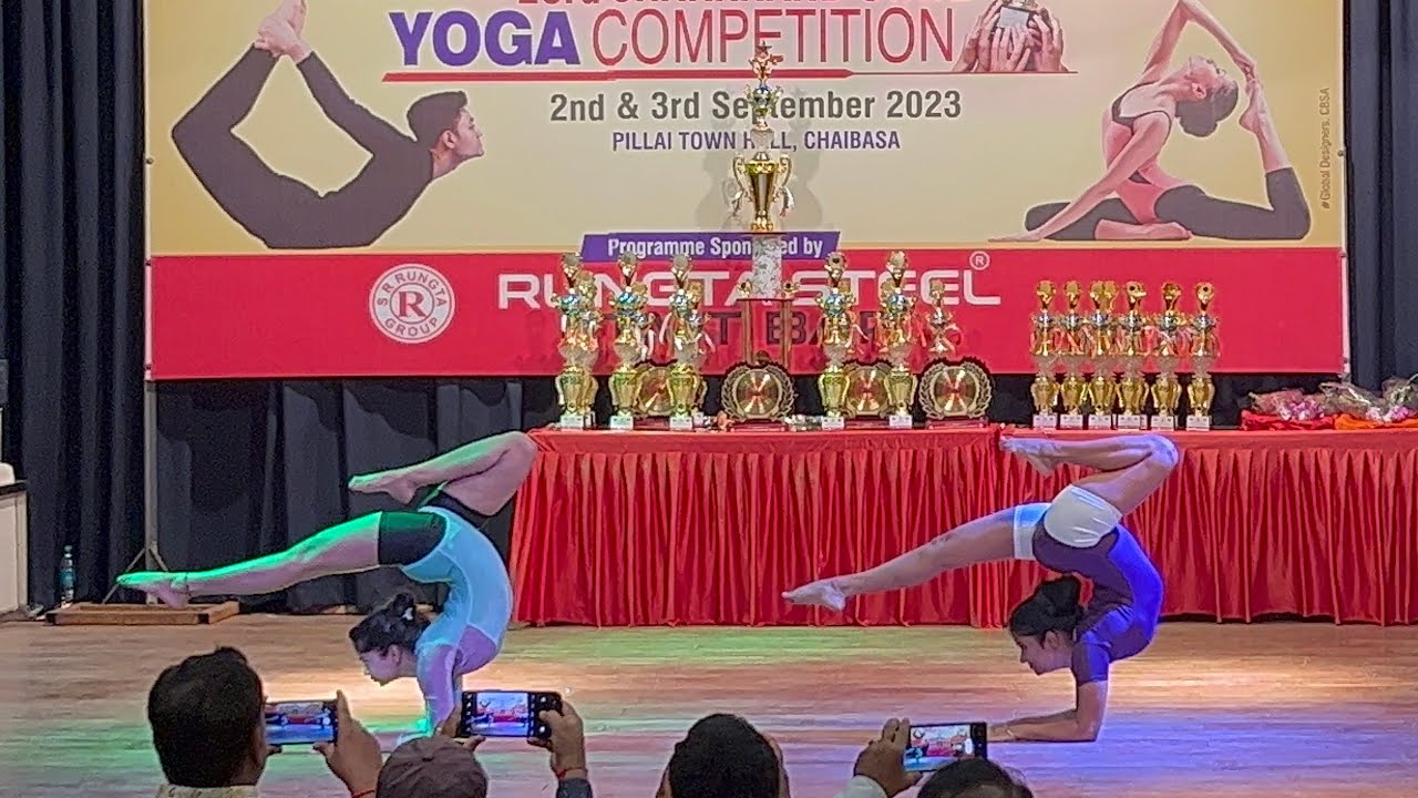 23rd jharkhand state competition Yoga Demonstration YouTube