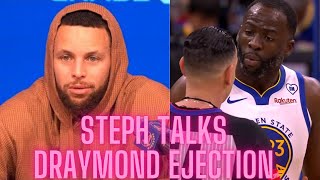 Stephen Curry Reacts To Draymond Green Getting Ejected Vs Magic | Warriors Vs Magic Highlights