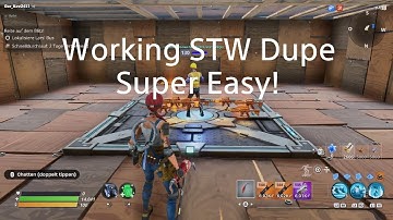 Fortnite Save the World unlimited Weapon Duplication Glitch! New! 