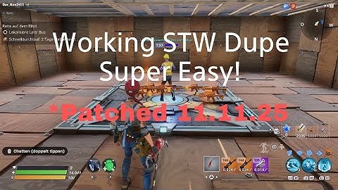 Fortnite Save the World unlimited Weapon Duplication Glitch! New! *PATCHED!