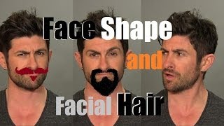 How To Choose Best Facial Hair Style Based On Face Shape - YouTube