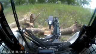 Quick Attach HF Quick Stump Away Stump Grinder, CAB VIEW